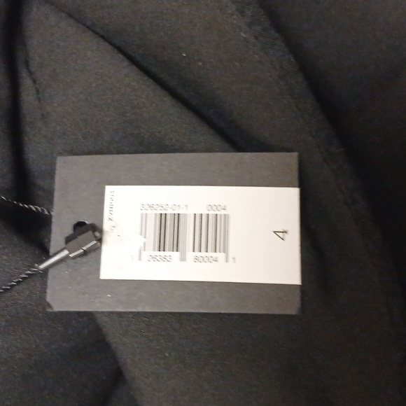 BANANA REPUBLIC Elegant Black One-Shoulder Dress Size 4 NWT - Picture 10 of 10